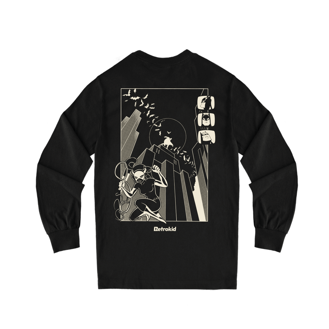 Batman The Animated Series Noir Long Sleeve - Black