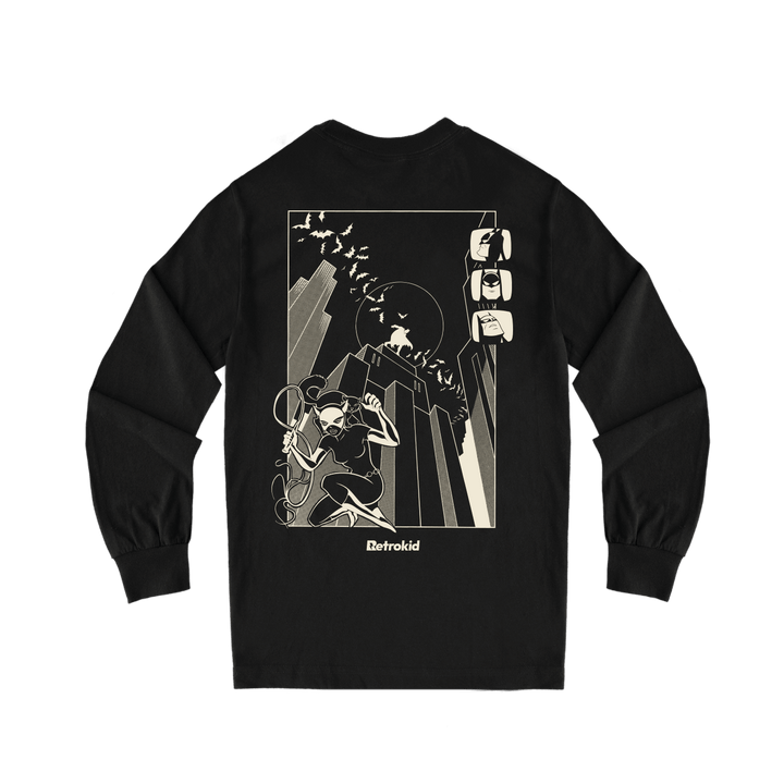 Batman The Animated Series Noir Long Sleeve - Black