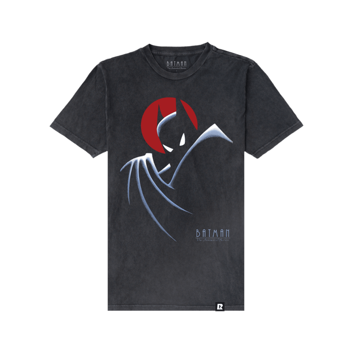 Batman The Animated Series Logo T-Shirt - Vintage Black