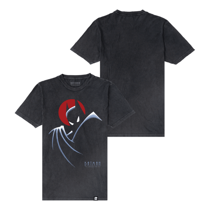 Batman The Animated Series Logo T-Shirt - Vintage Black