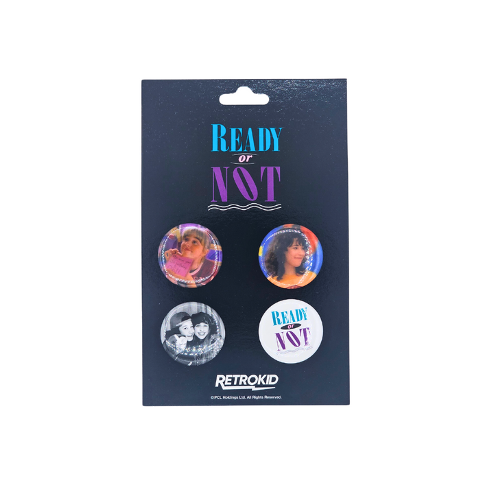 Ready or Not Button Pins (4-Pack)