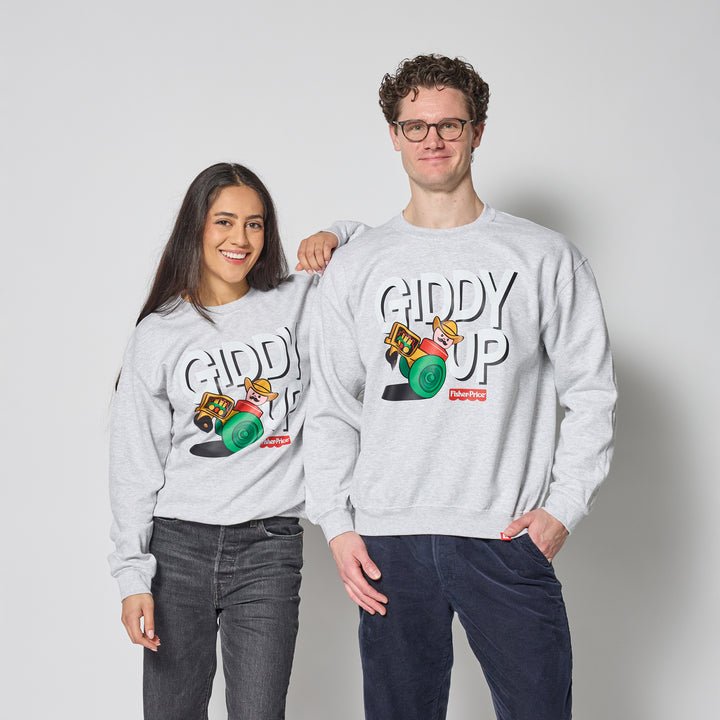 Fisher Price Giddy Up Crewneck - Grey