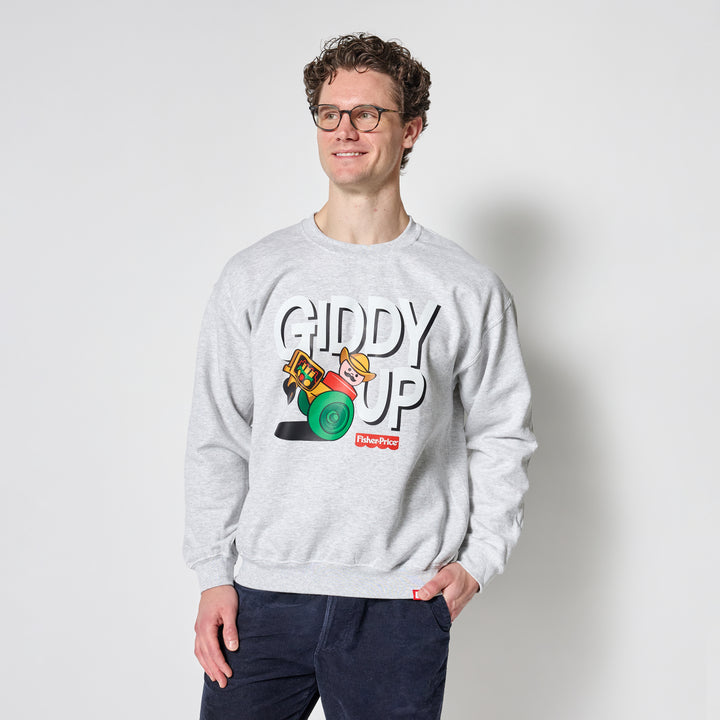 Fisher Price Giddy Up Crewneck - Grey
