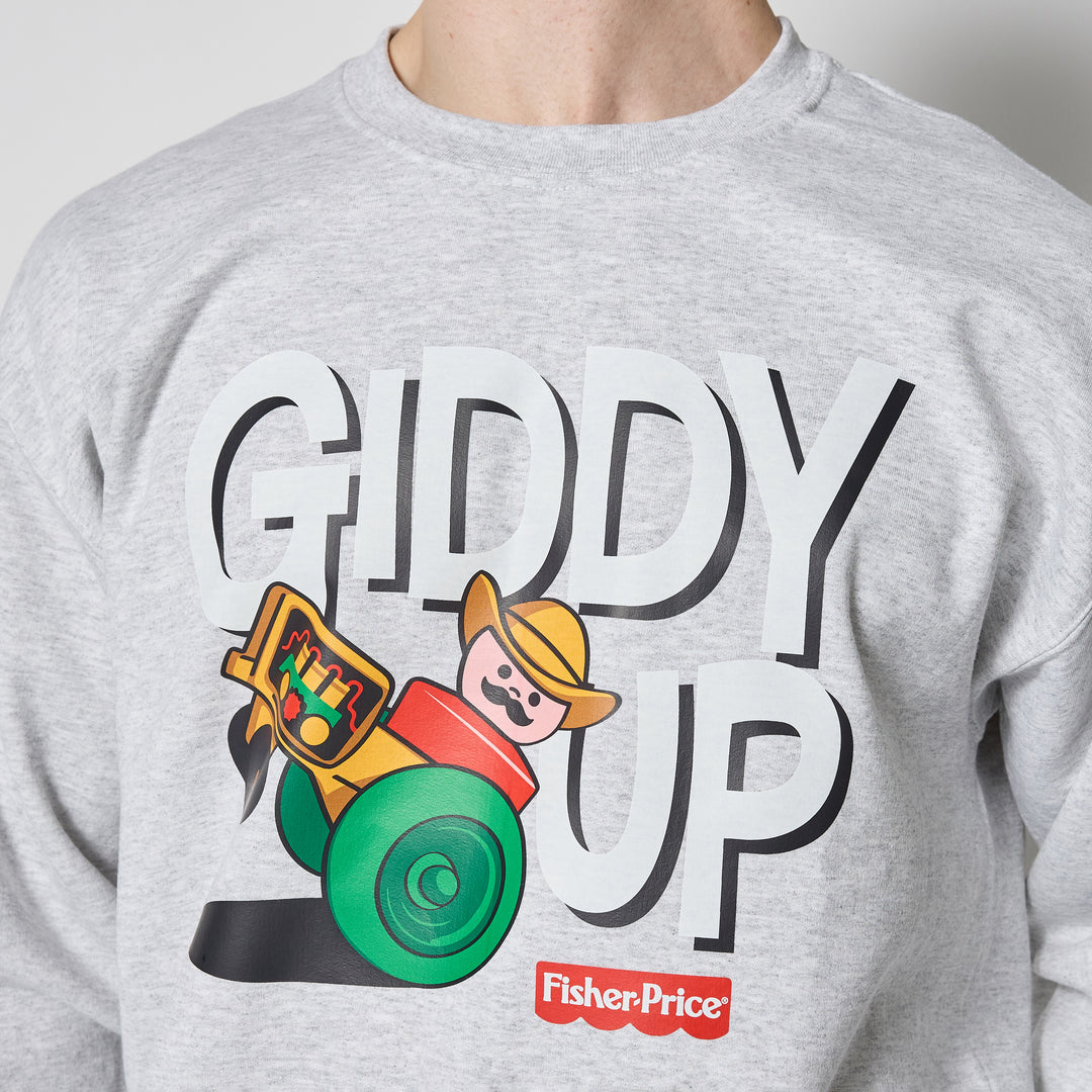 Fisher Price Giddy Up Crewneck - Grey