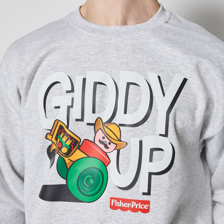 Fisher Price Giddy Up Crewneck - Grey