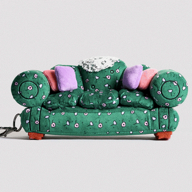 Big Comfy Couch Mini Couch Bag Charm