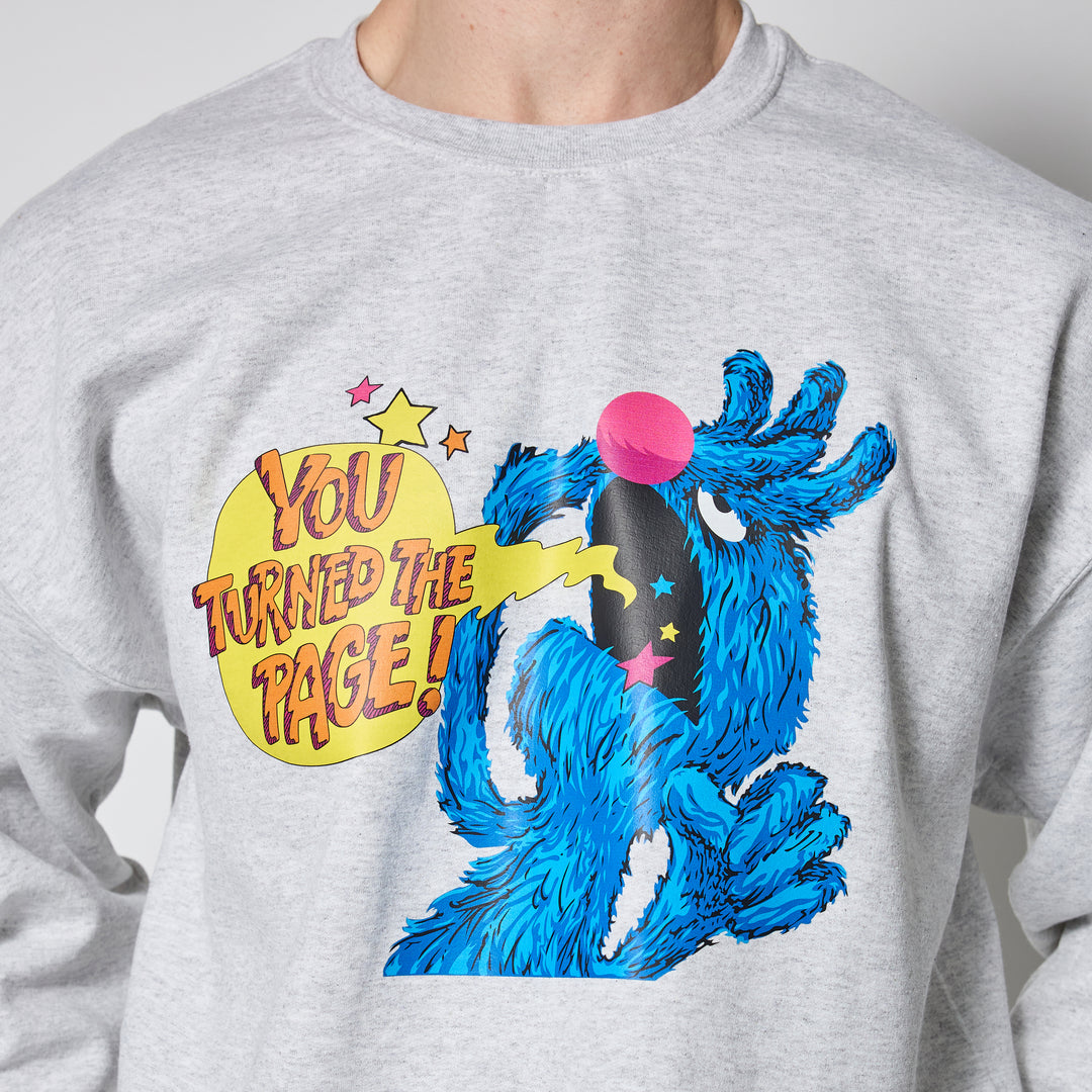 Monster at the End of This Book Crew - Ash Grey