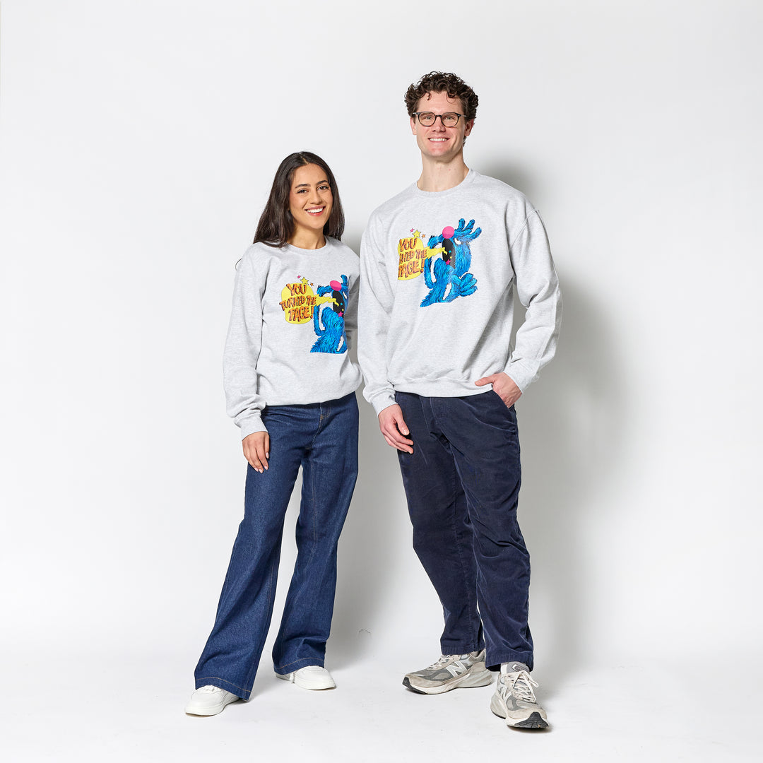 Monster at the End of This Book Crew - Ash Grey