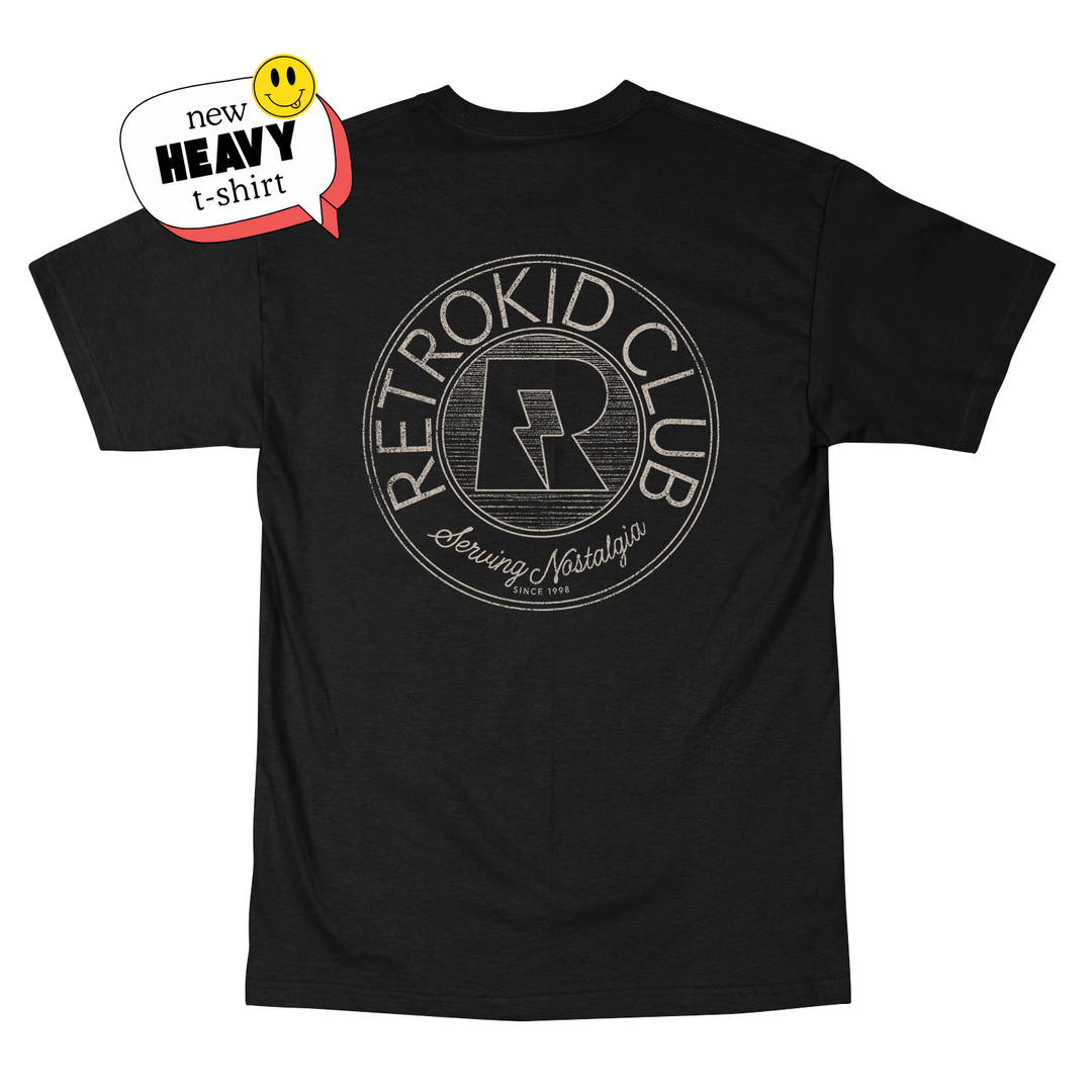 Retrokid Originals Be A Kid T-Shirt - Black