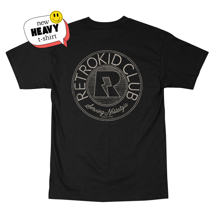 Retrokid Originals Be A Kid T-Shirt - Black