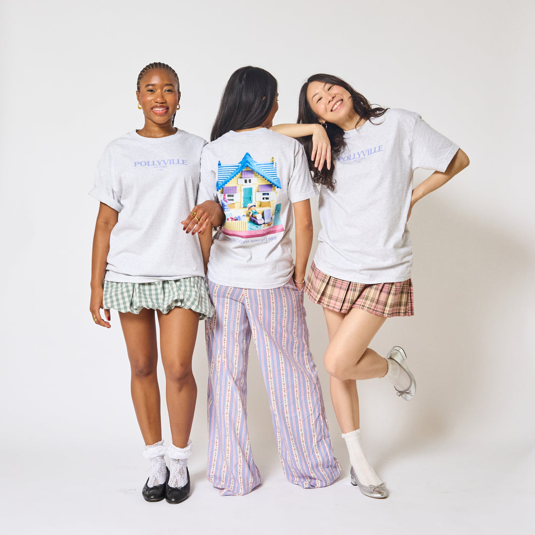 Polly Pocket™ Pollyville T-shirt - Ash Grey