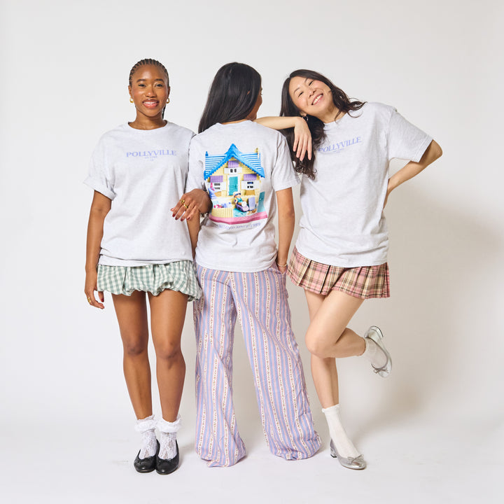 Polly Pocket™ Pollyville T-shirt - Ash Grey