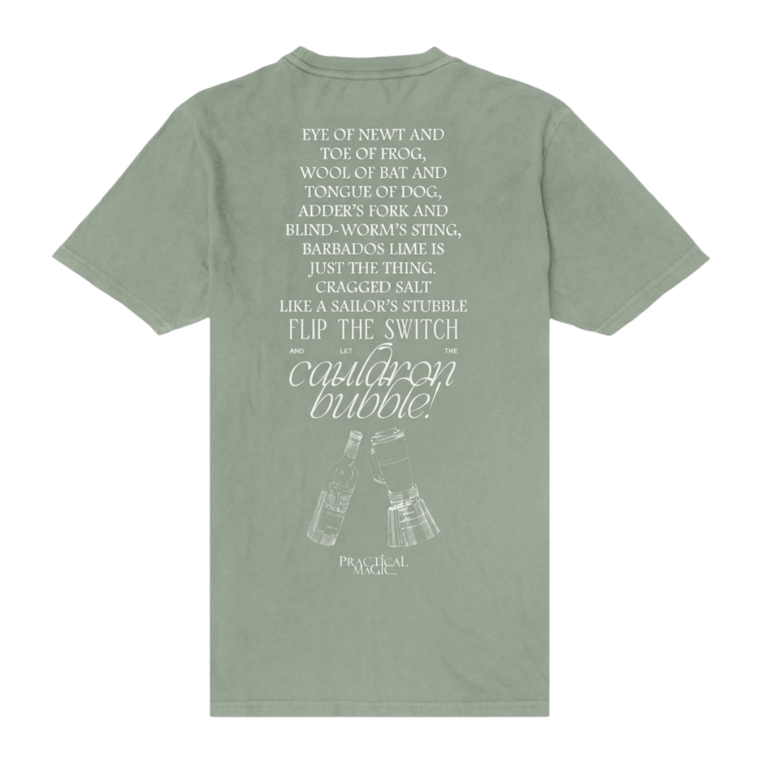Practical Magic Midnight Margaritas Vintage T-Shirt - Vintage Olive