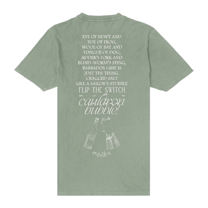 Practical Magic Midnight Margaritas Vintage T-Shirt - Vintage Olive
