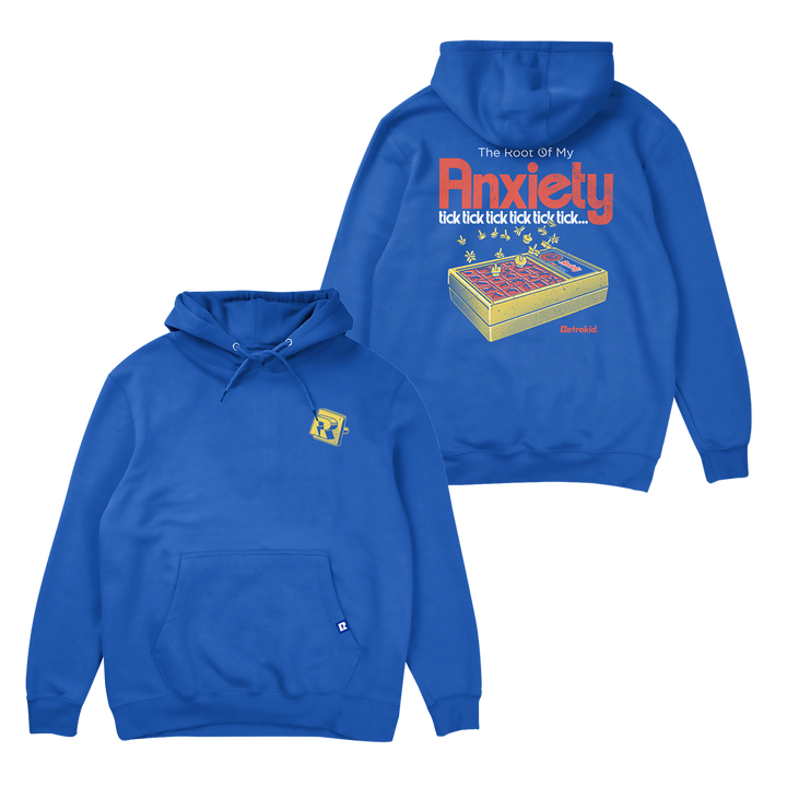 Retrokid Originals Anxiety Hoodie - Royal