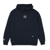 Bananas In Pyjamas Embroidered Hoodie - Navy