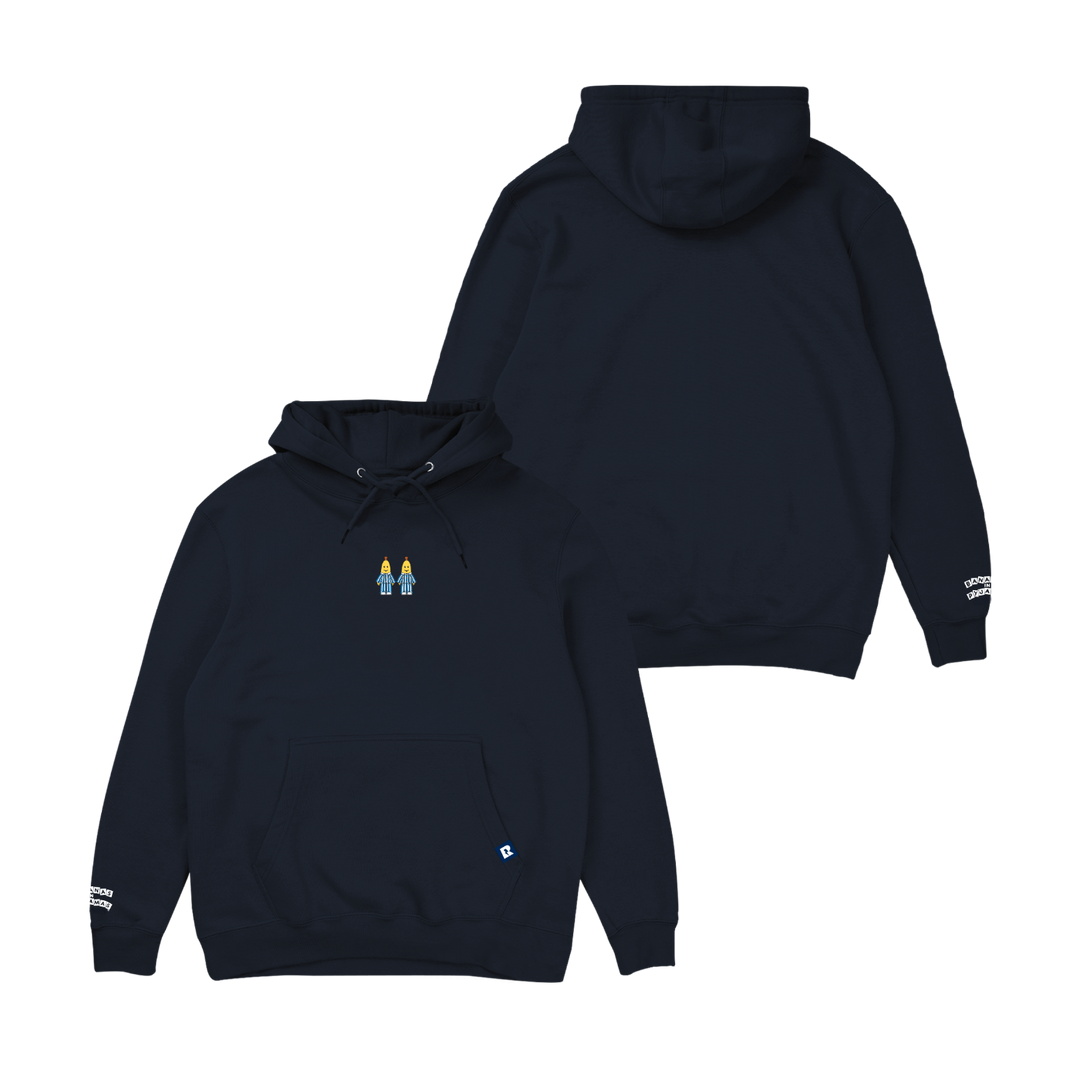 Bananas In Pyjamas Embroidered Hoodie - Navy