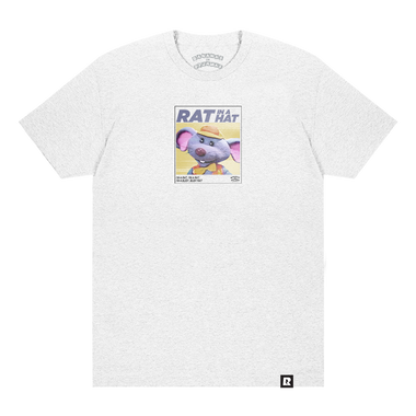 Bananas in Pyjamas Rat in a Hat T-Shirt - Ash Grey