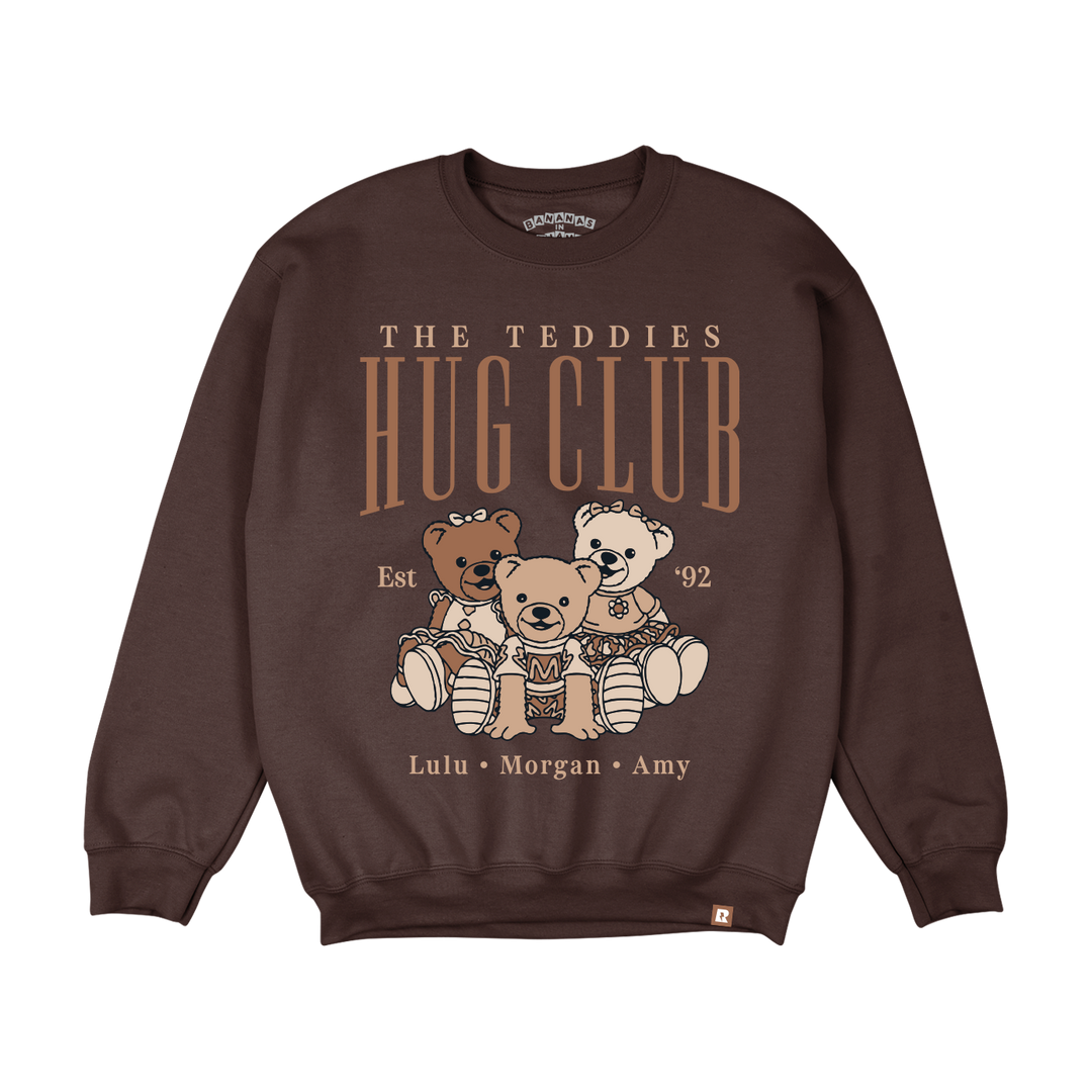 Bananas in Pyjamas Teddies Crewneck - Chocolate