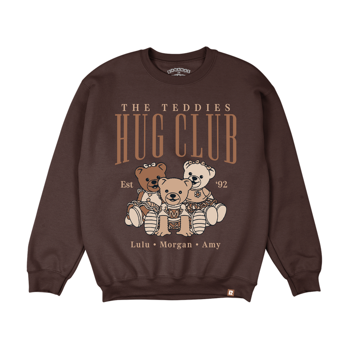 Bananas in Pyjamas Teddies Crewneck - Chocolate