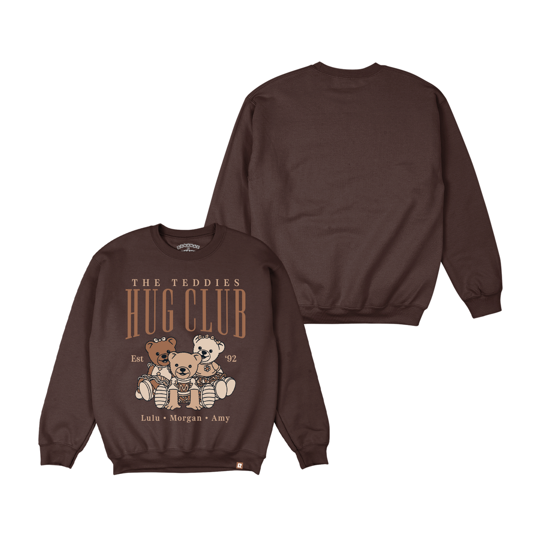 Bananas in Pyjamas Teddies Crewneck - Chocolate