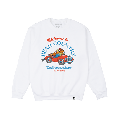 Berenstain Bears Country Crewneck - White