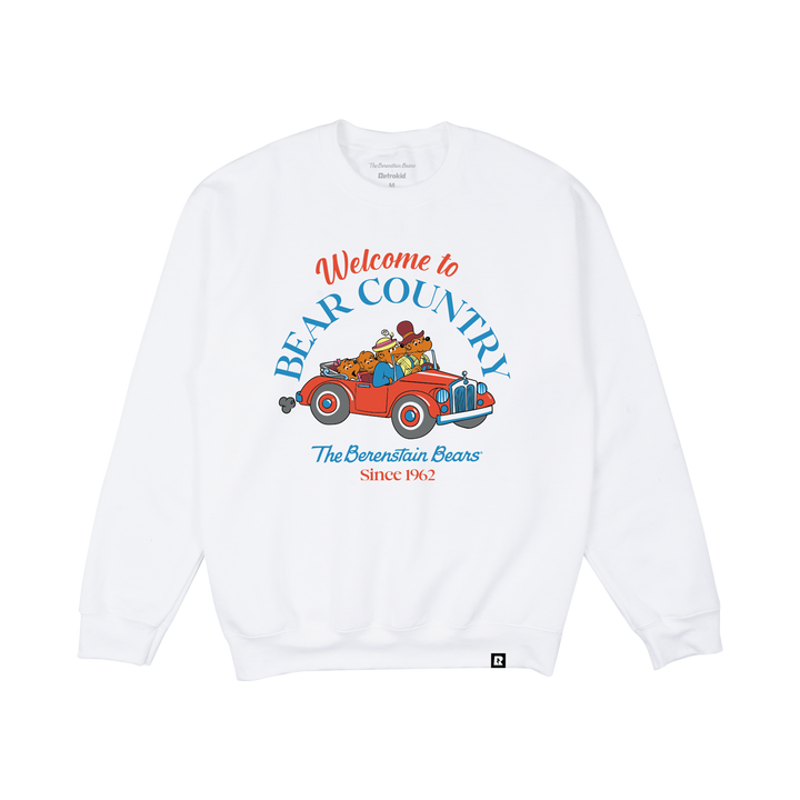 Berenstain Bears Country Crewneck - White