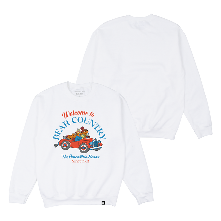Berenstain Bears Country Crewneck - White