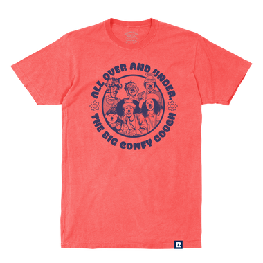 Big Comfy Couch All Over & Under T-Shirt - Watermelon