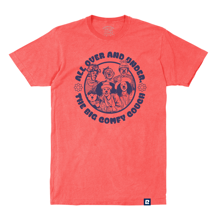 Big Comfy Couch All Over & Under T-Shirt - Watermelon