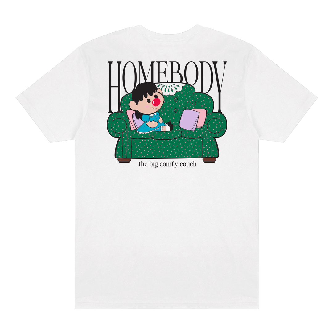 Big Comfy Couch Homebody T-Shirt - White