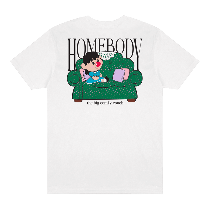 Big Comfy Couch Homebody T-Shirt - White