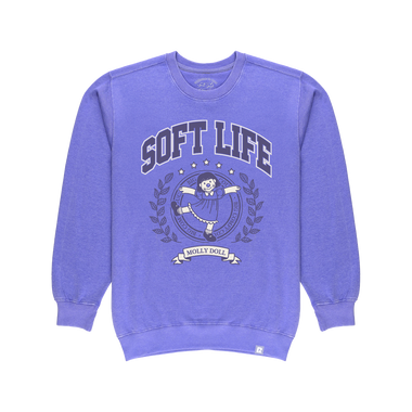 Big Comfy Couch Soft Life Crewneck - Lavender