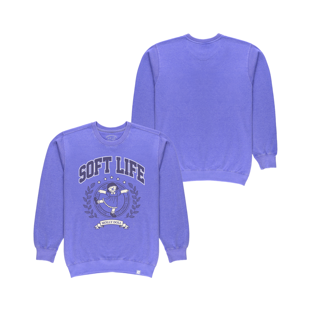 Big Comfy Couch Soft Life Crewneck - Lavender