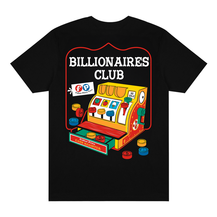 Fisher Price Billionaires Club T-Shirt - Black