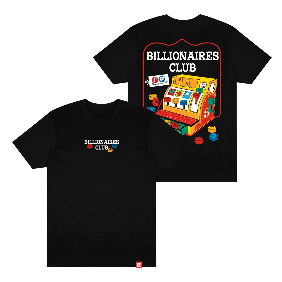 Fisher Price Billionaires Club T-Shirt - Black