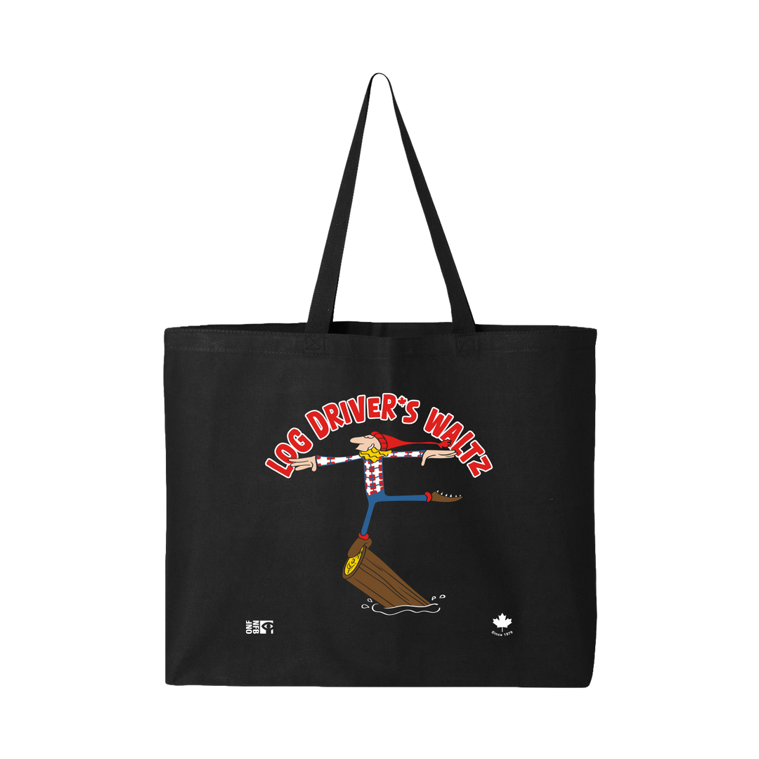 Log Driver's Waltz Tote Bag - Black