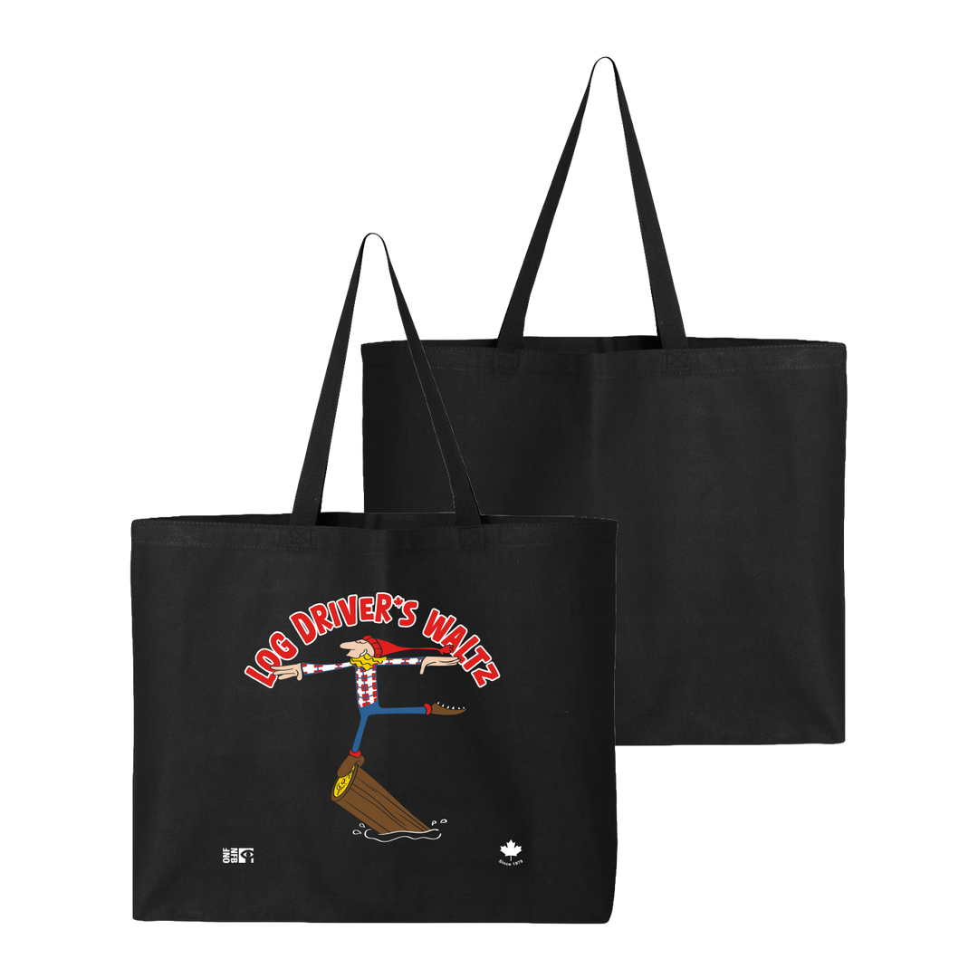 Log Driver's Waltz Tote Bag - Black