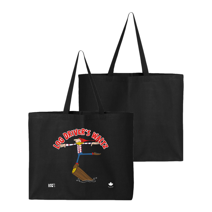 Log Driver's Waltz Tote Bag - Black