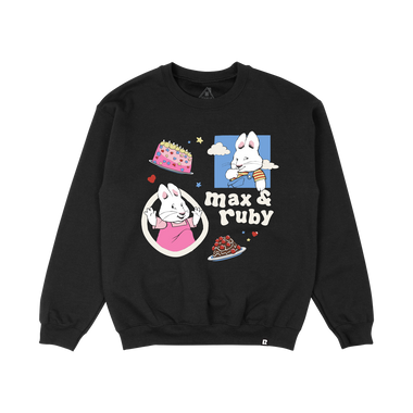 Nelvana Max & Ruby Crewneck - Black