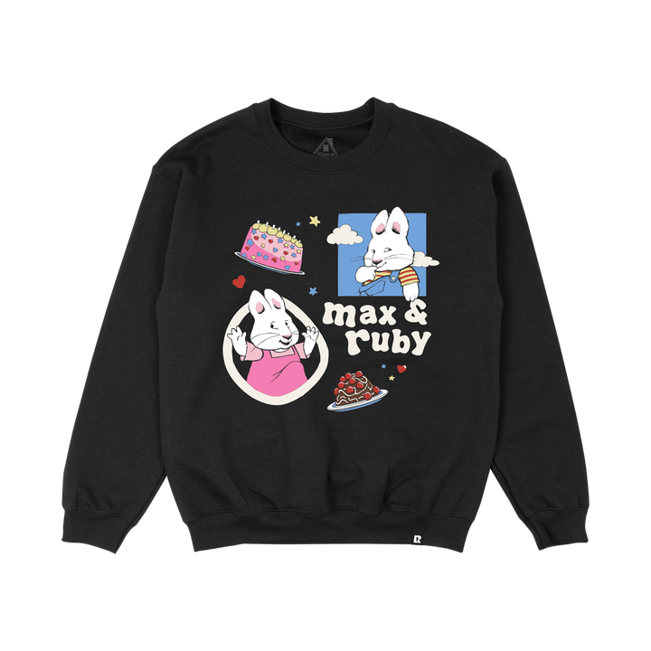 Nelvana Max & Ruby Crewneck - Black
