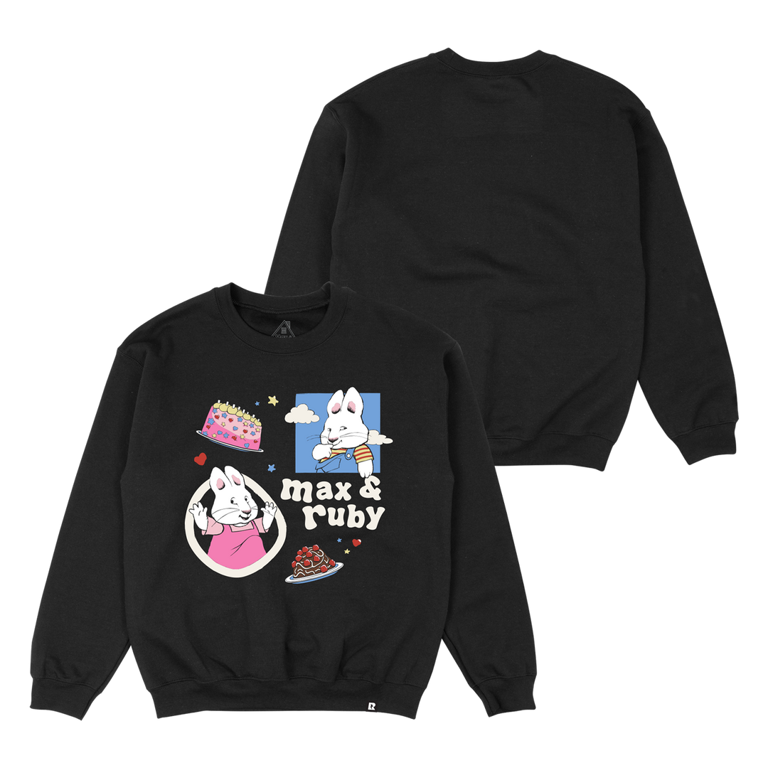 Nelvana Max & Ruby Crewneck - Black
