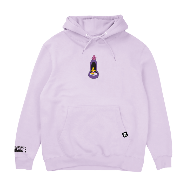 The Cat Came Back Hoodie - Lilac