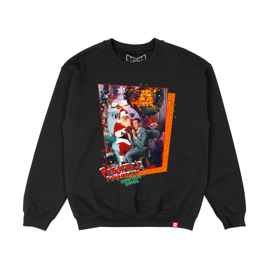 Pee-wee's Playhouse Christmas Special Crewneck - Black