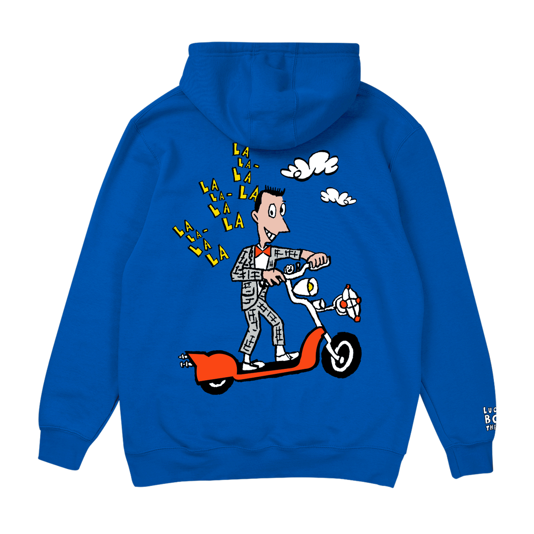 Pee-wee's Playhouse Scooter Hoodie - Royal