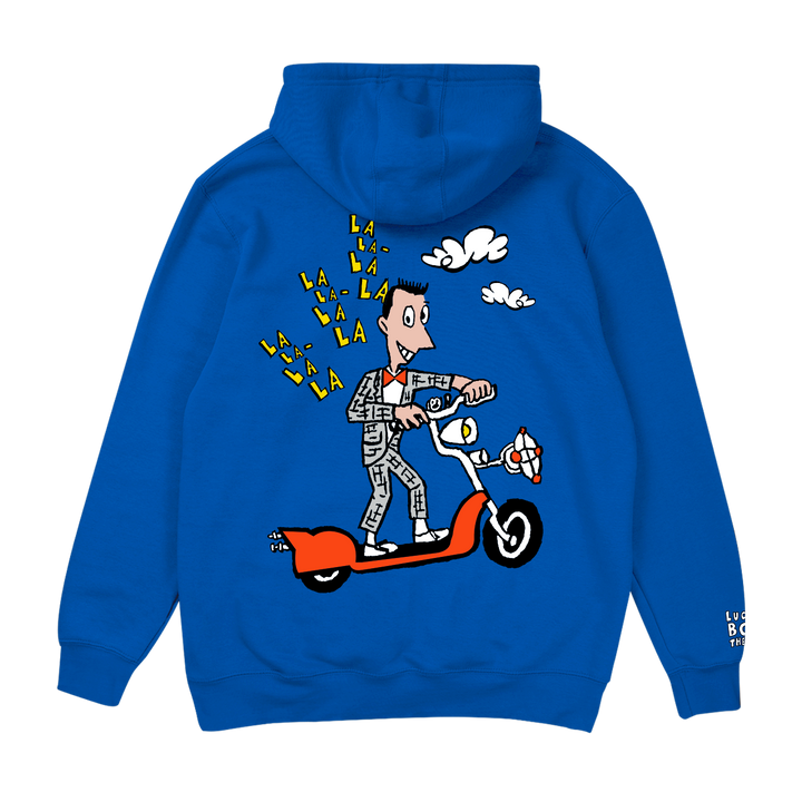Pee-wee's Playhouse Scooter Hoodie - Royal