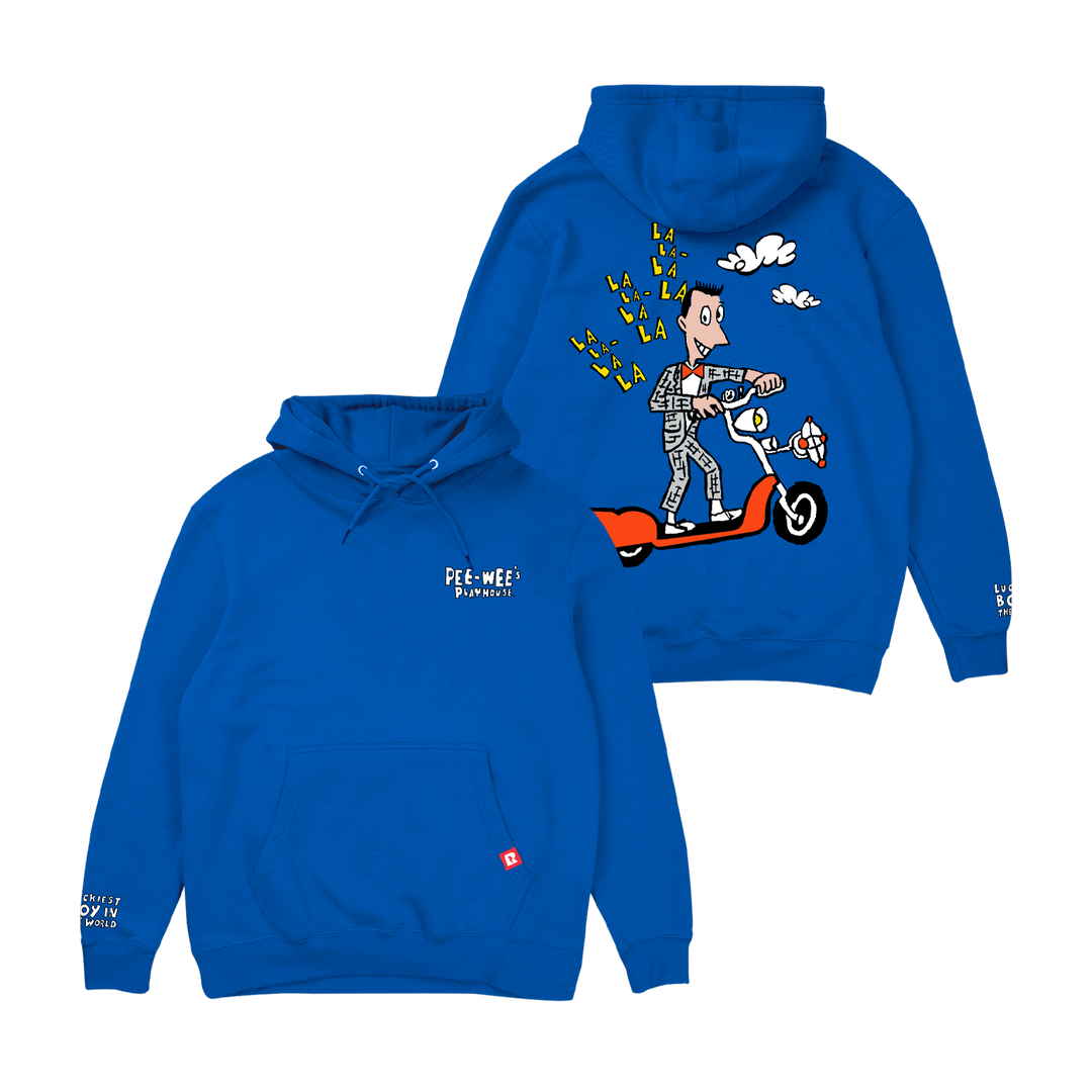 Pee-wee's Playhouse Scooter Hoodie - Royal