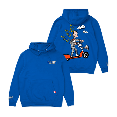 Pee-wee's Playhouse Scooter Hoodie - Royal