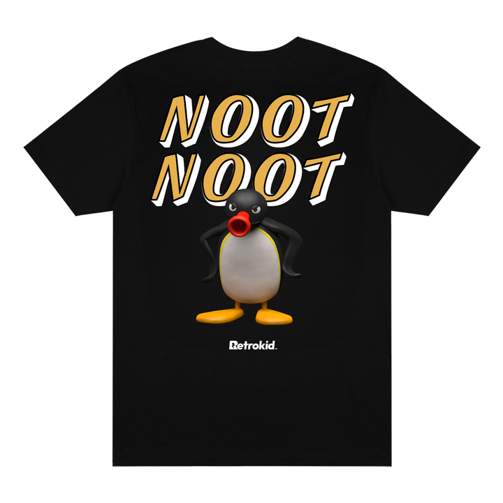 Pingu Noot Noot T-shirt - Black