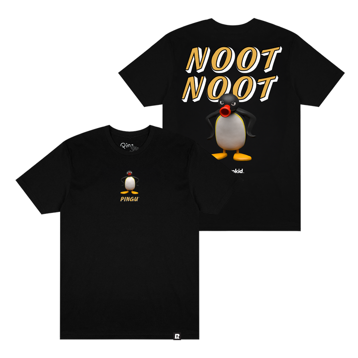 Pingu Noot Noot T-shirt - Black